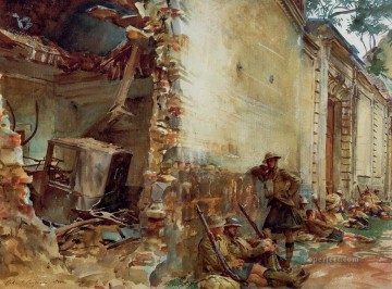  Arras Pintura - Calle en Arras John Singer Sargent